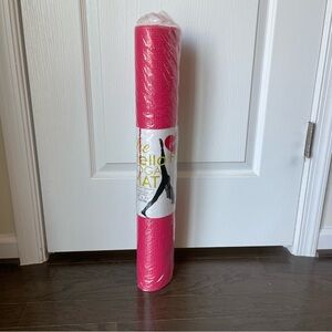 NWT Hello Fit Pink Yoga Mat 4mm Thick